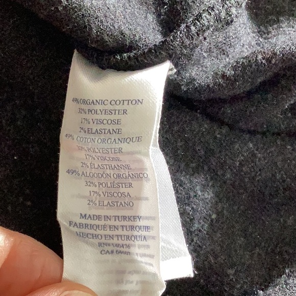 Faherty Legend Lounge Half Zip Sweatshirt-
Heathered Black Twill Size Small - Picture 12 of 12